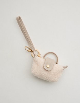 Aerie Fur Pouchette Bag Charm
