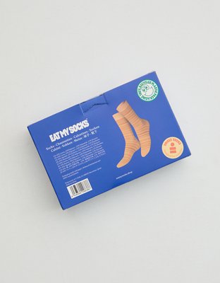 Eat My Socks Croissant Socks