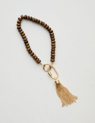 Aerie Beaded Tassel Bag Charm