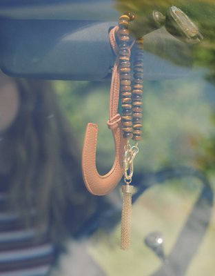 Aerie Beaded Tassel Bag Charm