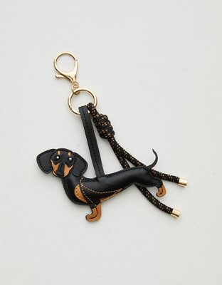Женский брелок Aerie Aeire Dachsund Bag Charm, цвет: Разноцветный — фото 1