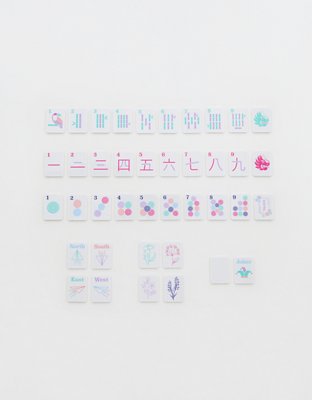 Настольные игры Aerie Mini Mahjer Mahjong Game Set, цвет: Разноцветный — фото 2
