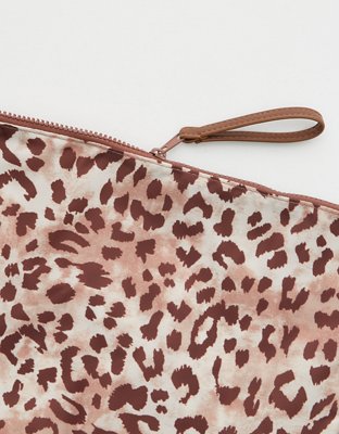 Aerie Animal Print Bikini Bag