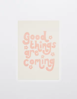 Oh Deer Good Things Are Coming Art Print
