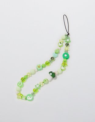 Jill & Ally Green Apple Phone Charm