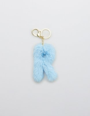 Alphabet pom pom on sale keyring