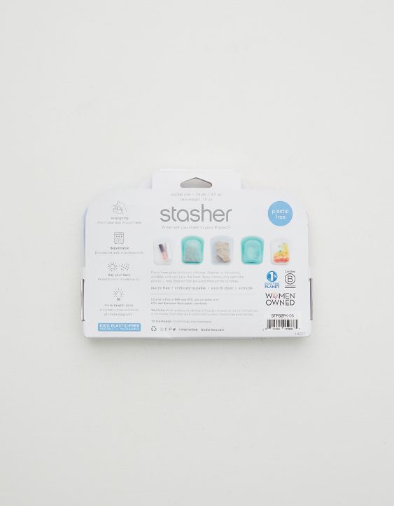 Stasher Pocket Bag 2-Pack