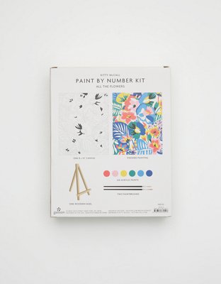 Aerie Kitty McCall All The Flowers Paint By Number Kit — фото 3