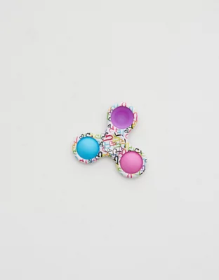 Top Trenz Pop It Spinner Rainbow Hearts