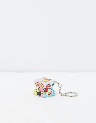 Top Trenz Mushroom & Cherry Cube Keychain