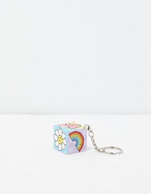 Top Trenz Mushroom & Cherry Cube Keychain