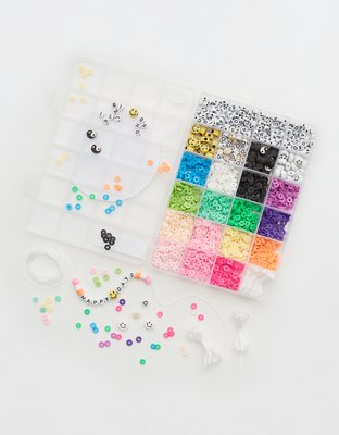 DIY Friendship Bracelet Kit: Beaded Bracelet Deluxe Friendship Bracelet Kit / None
