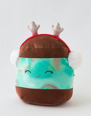 Squishmallows Holiday 8 Bren the Green Bigfoot Plush Doll Toy Christmas  Gift