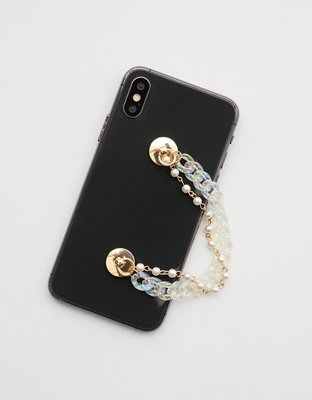 Aerie Pearl And Chain Phone Charm — фото 2
