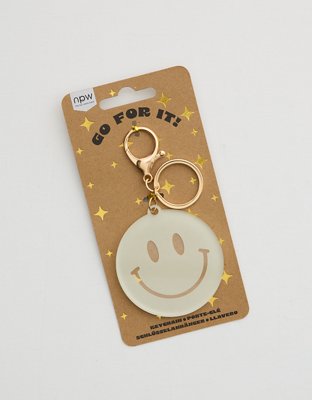 Женские брелоки Aerie NPW Smiley Acrylic Keychain — фото 2