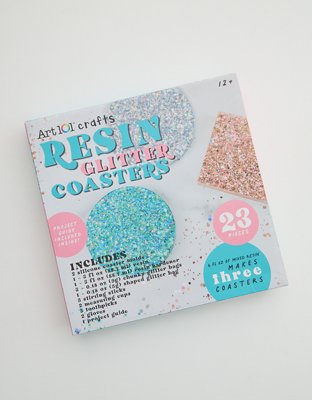 Art 101 Resin Glitter Coaster Kit