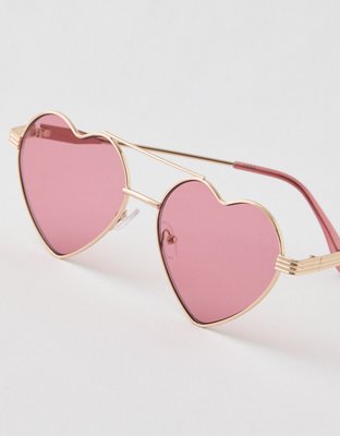 Aerie Double Heart Sunglasses