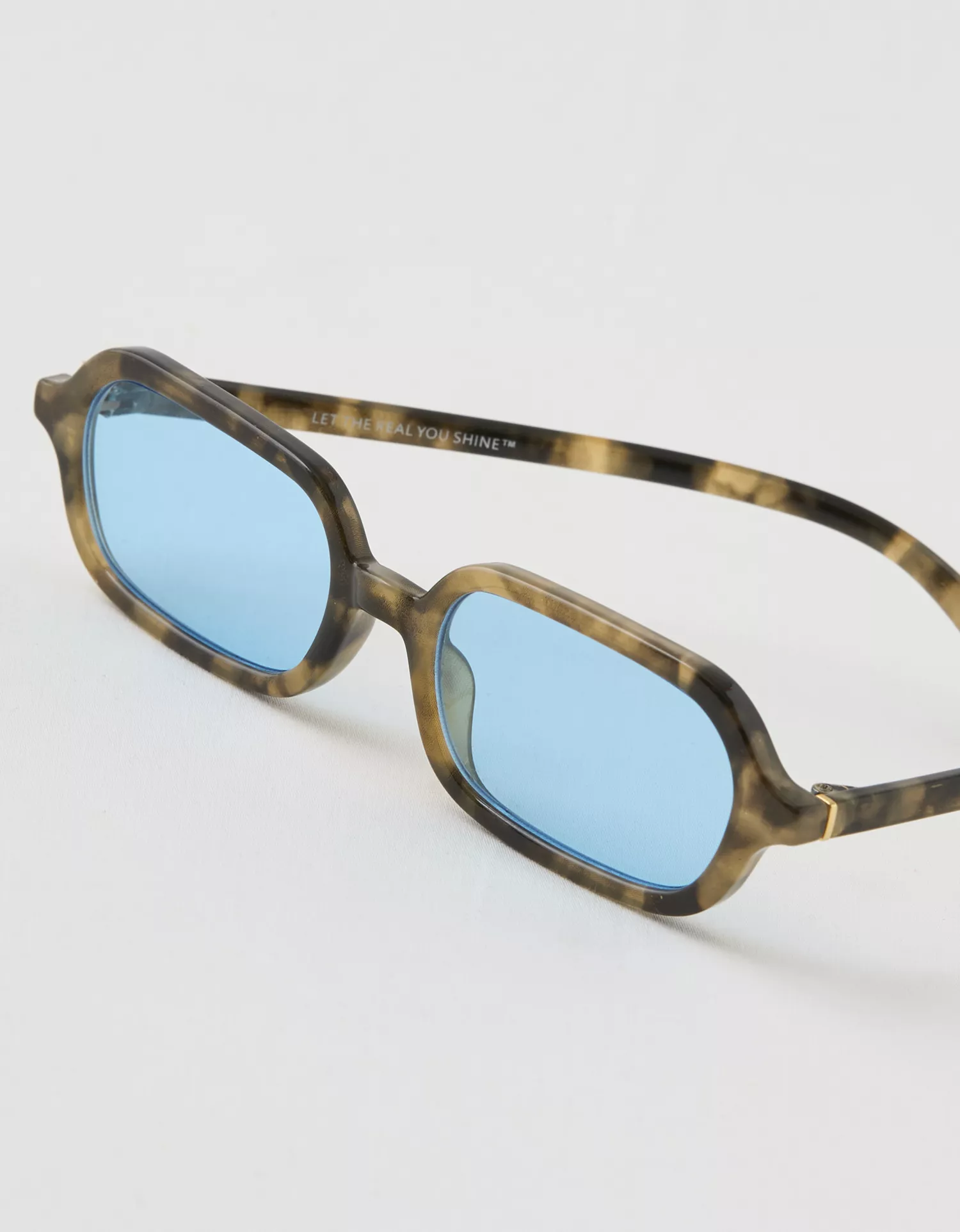 Aerie Slim Rectangle Sunglasses - thumbnail 3