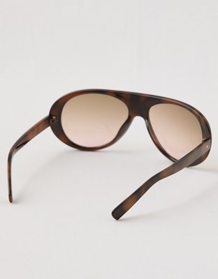 Aerie Metal Narrow Rectangle Sunglasses