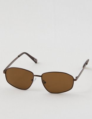 Aerie Metal Narrow Rectangle Sunglasses