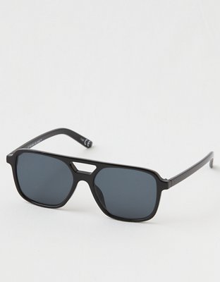 aerie Meow Vacay mode  Black Aviator Sunglasses Aerie Meow Vacay Mode Sunglasses | Aerie main image 4