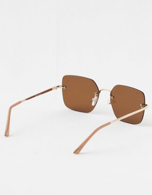 Женские солнцезащитные очки Aerie Rimless Classic Sunglasses — фото 2