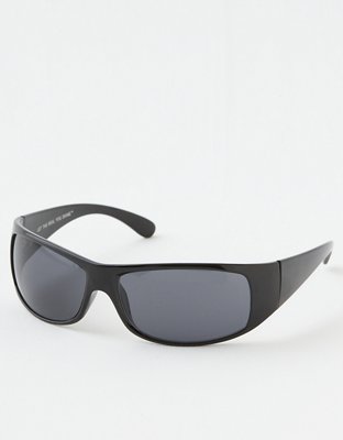 Wrap Around Sunglasses, Starter Polarized Black Wrap Sunglasses