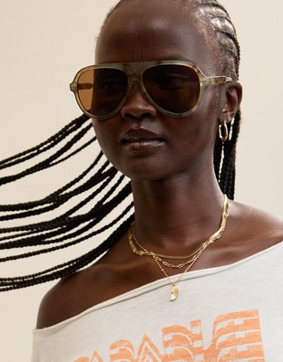 Aerie Chunky Aviator Sunglasses from American Eagle - $16.95