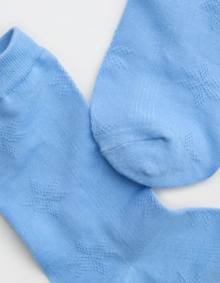 Aerie Soft Pointelle Crew Socks