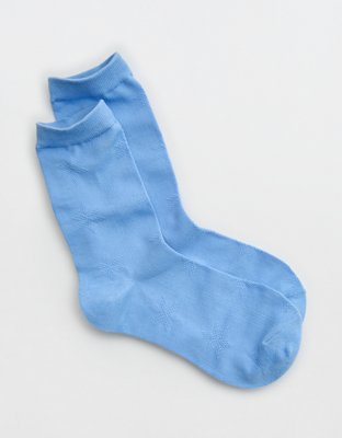 Aerie Soft Pointelle Crew Socks