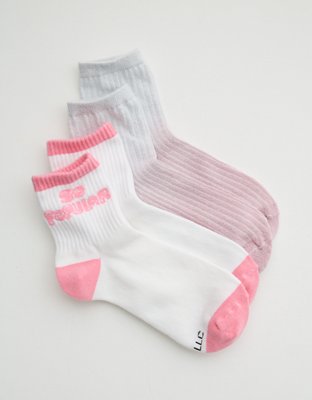 Aerie x Wicked Sheer Cotton Bobby Sock 2-Pack