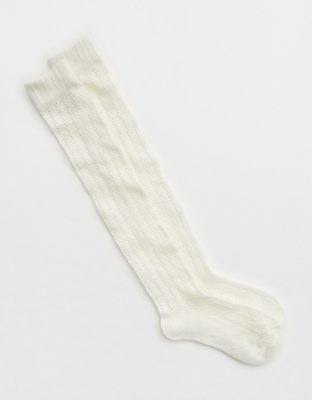 Aerie Pointelle Over The Knee Socks 