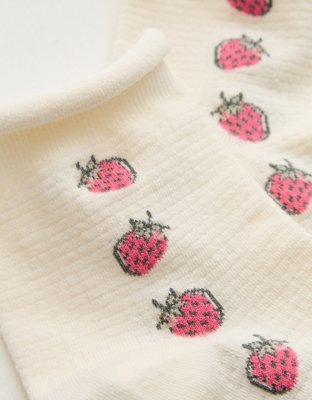 Aerie Rolled Edge Quarter Socks
