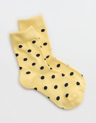 Aerie Polka Dot Crew Socks