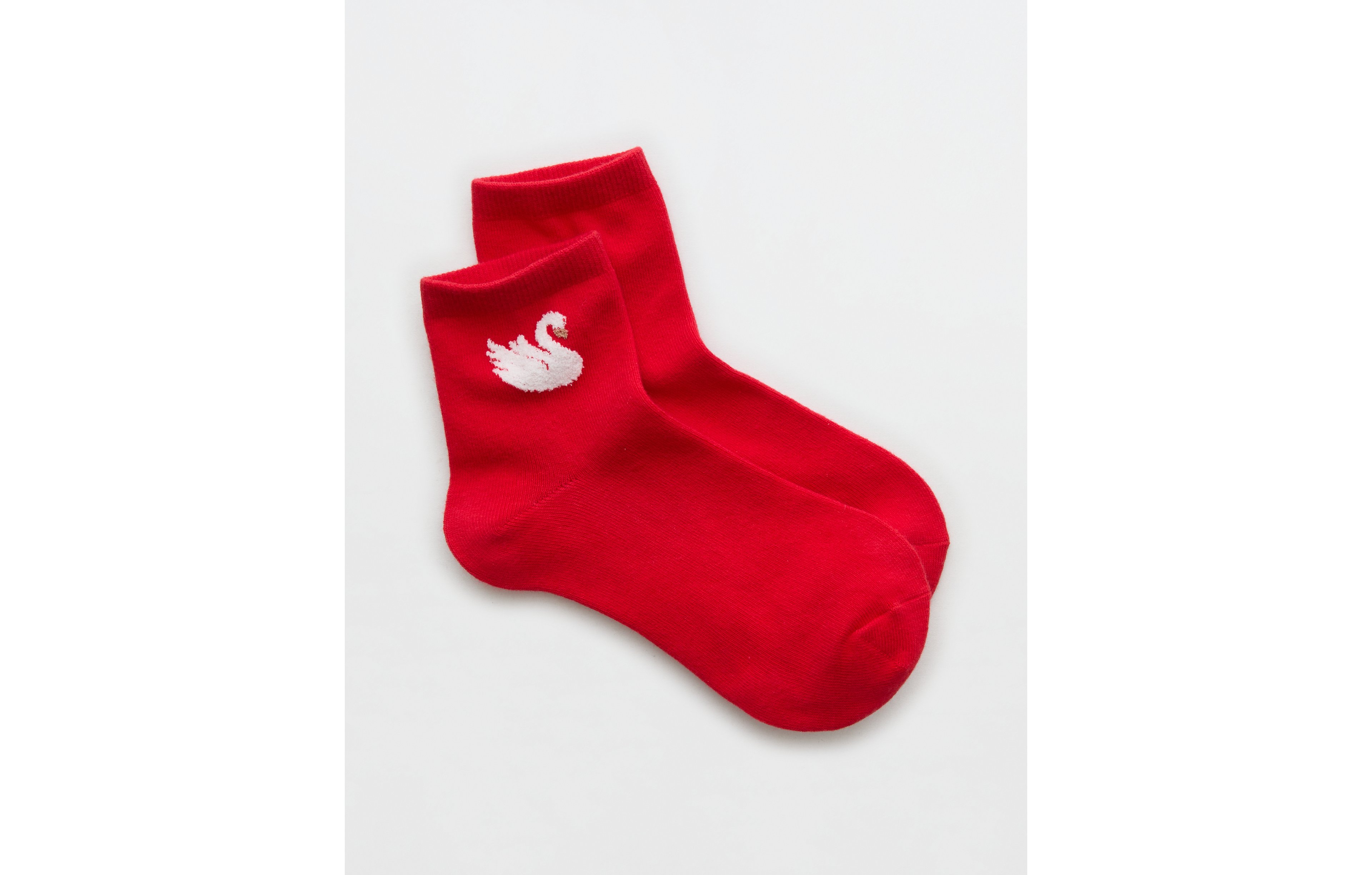 Aerie Fuzzy Quarter Socks