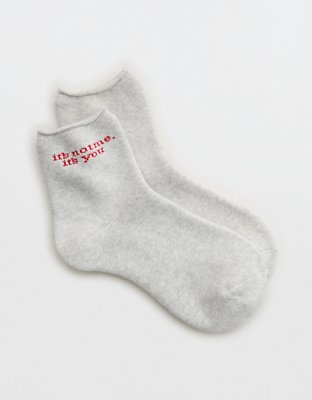 Aerie Terry Quarter Socks