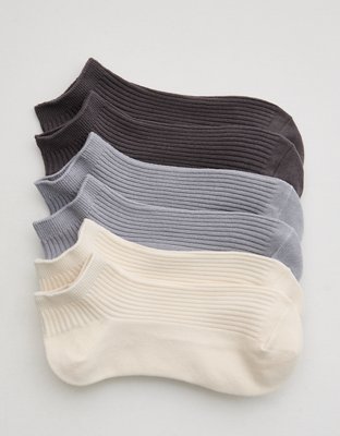 Aerie Ribbed Ankle Sock 3-Pack