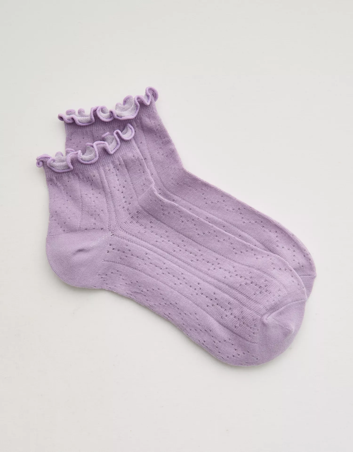 Aerie Pointelle Cotton Shortie Socks
