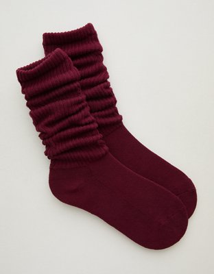 Aerie Ribbed Slouch Socks