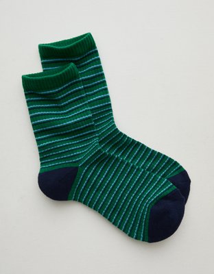 Mi-chaussettes à rayures Aerie
