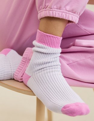 Aerie Marled Rib Crew Socks