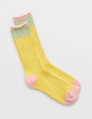 Aerie Colorblock Crew Socks