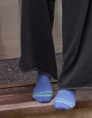 Aerie Crew Fairisle Socks
