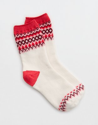 Aerie Crew Fairisle Socks