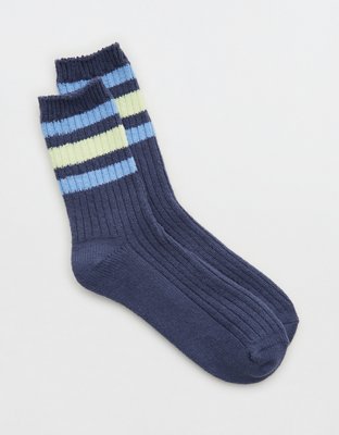Aerie Everyday Striped Crew Socks