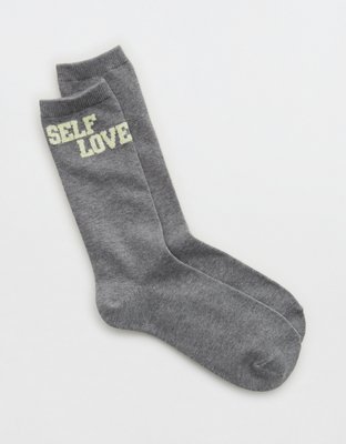 Aerie Graphic Crew Socks