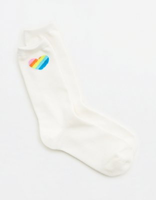 Aerie Graphic Crew Socks