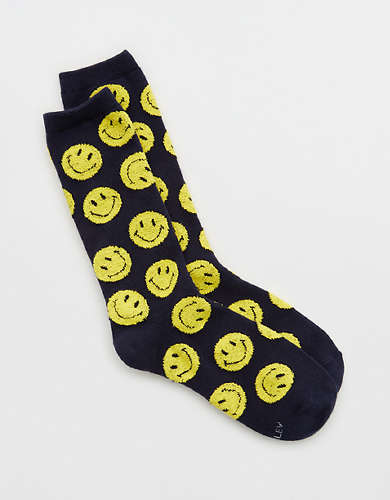 Aerie Smiley® Graphic Crew Socks