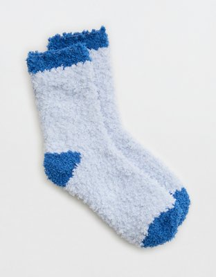 Aerie Fuzzy Crew Socks