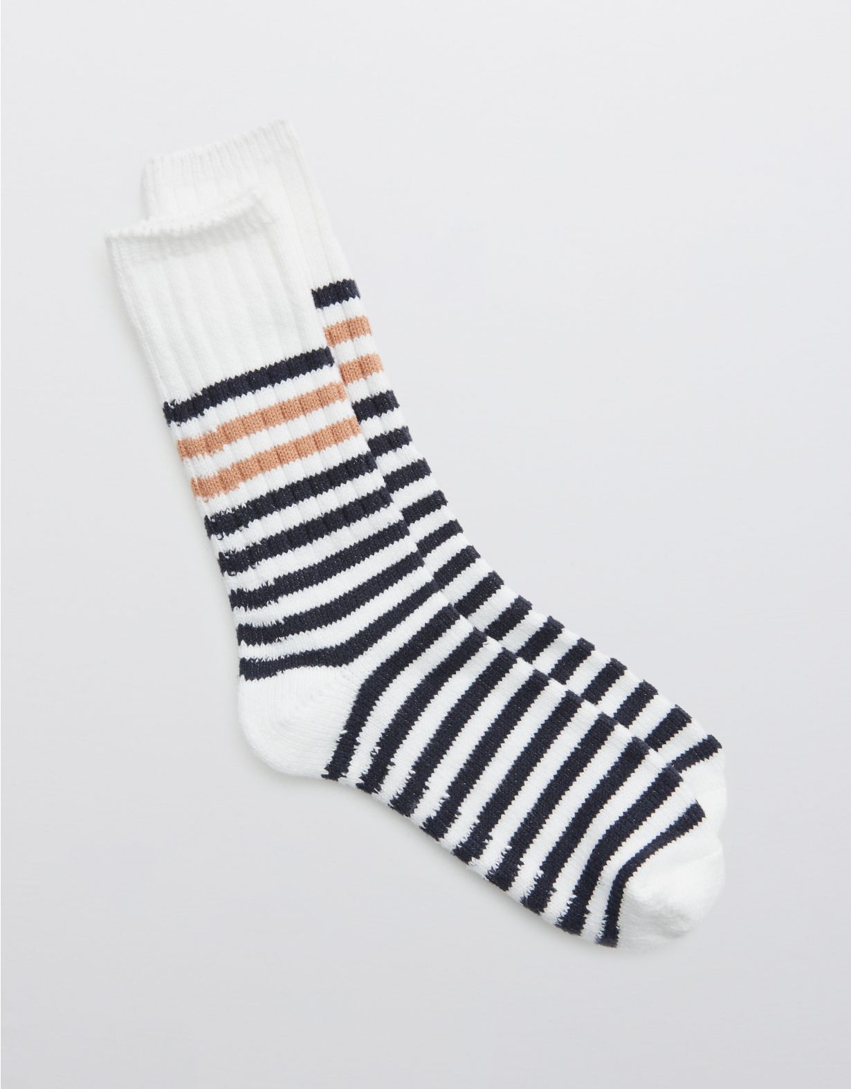 Aerie Cozy Striped Crew Socks